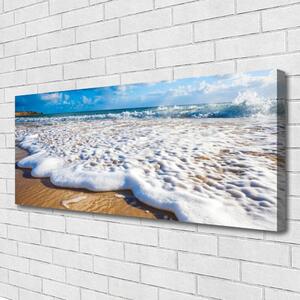 Obraz na plátne Pláž more pisek príroda 125x50 cm