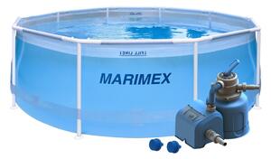 Marimex | Bazén Marimex Florida 3,05x0,91m s pieskovou filtráciou - motív transparentný | 19900116