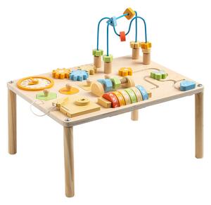 CABT404 Montessori aktivitný stôl pre deti 8v1 drevený