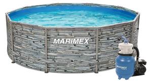 | Bazén Marimex Florida 3,05x0,91 m s pieskovou filtráciou ProStar 3 - motív KAMEŇ | 19900100