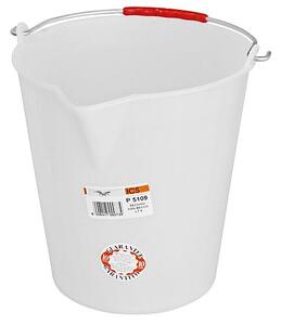 Vedro ICS P5109, 09 lit, 26x26 cm, biele, s výlevkou