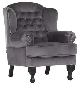 KRESLO CHESTERFIELD, textil, sivá Ambia Home - Kreslá