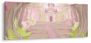 Obraz - Cesta do ružového kráľovstva (120x50 cm)