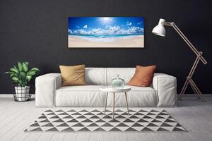 Obraz Canvas Pláž more slnko krajina 125x50 cm