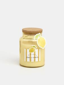 Sinsay - Sviečka s vôňou Lime & Lemon - svetložltá