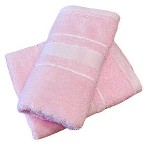 Froté uterák deluxe Monako ružový 50x100cm TiaHome