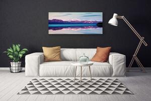 Obraz Canvas Hory jazero príroda 125x50 cm