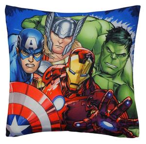 Jerry Fabrics Detský vankúšik s potlačou - Avengers - Heroes 03 | 40 x 40 cm