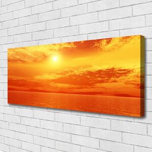 Obraz Canvas Slnko more príroda 125x50 cm
