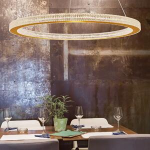 LED luster Fiore 80 zlaté