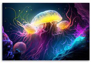 Obraz na plátne Podmorské medúzy Rozmery: 60 x 40 cm