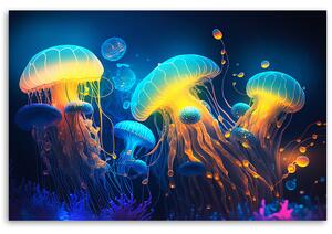 Obraz na plátne Medúzy v hĺbke Rozmery: 60 x 40 cm