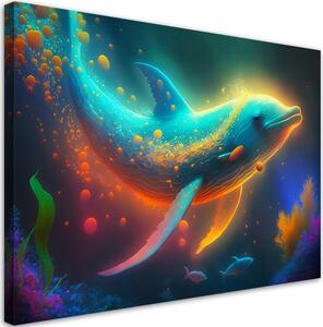 Obraz na plátne Morský delfín Rozmery: 60 x 40 cm