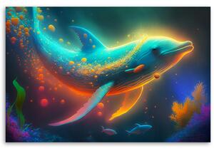 Obraz na plátne Morský delfín Rozmery: 60 x 40 cm