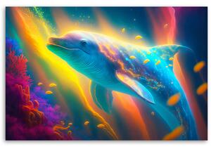 Obraz na plátne Nádherný delfín Rozmery: 60 x 40 cm