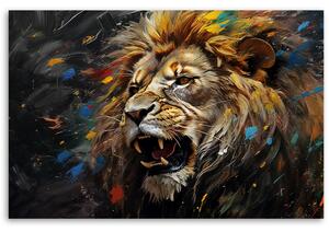 Obraz na plátne Lev na love Rozmery: 60 x 40 cm