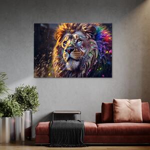 Obraz na plátne Silný lev Rozmery: 60 x 40 cm