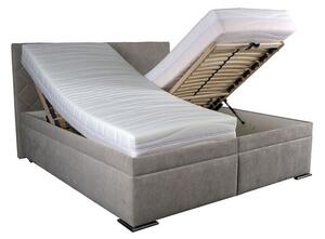 Čalúnená posteľ Rory 180x200, sivá, bez matraca