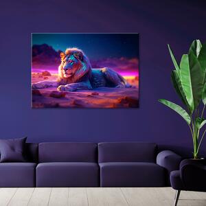 Obraz na plátne Silný lev a oddych Rozmery: 60 x 40 cm