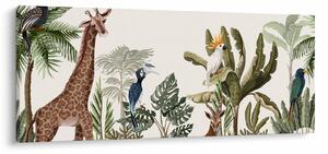Obraz - Obyvatelia Afriky (120x50 cm)