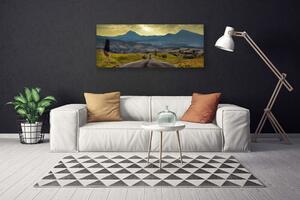 Obraz Canvas Cesta hora krajina 125x50 cm