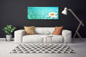 Obraz Canvas Voda kvet umenie 125x50 cm