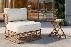 ZÁHRADNÉ RELAXAČNÉ KRESLO, kov, plast, textil Ambia Garden - Online Only záhrada, Online Only
