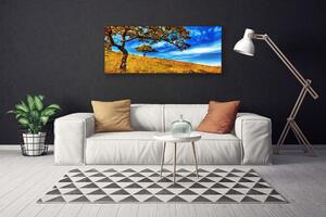 Obraz Canvas Lúka strom príroda 125x50 cm