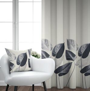 Ervi Blackout zatemňovací záves Super print - Elegantné lístie č.28