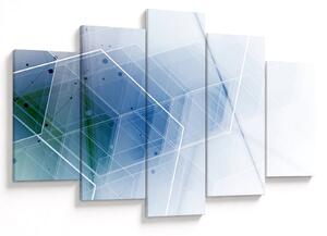 Obraz - Geometrické útvary (150x105 cm)