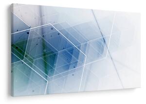 Obraz - Geometrické útvary (90x60 cm)