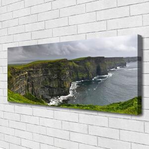 Obraz Canvas Záliv skaly voda krajina 125x50 cm