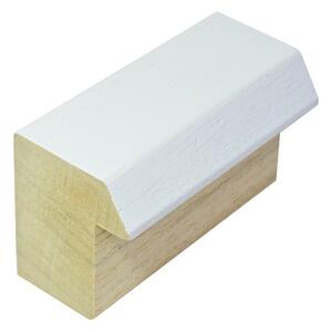 DANTIK rám na obraz 50x70 | WOODLINE bílá (Plexi Čiré)