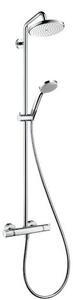 Sprchový systém Hansgrohe Croma na stěnu s termostatickou batériou chróm 27188000