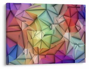 Obraz - Polygonálna abstrakcia (70x50 cm)