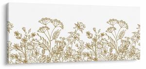 Obraz - Lúčne kvety (120x50 cm)