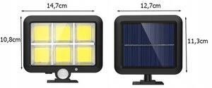 Verk Solárne vonkajšie osvetlenie 120 LED, pohybový senzor