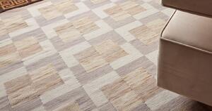 Diamond Carpets koberce Ručne viazaný kusový koberec Dante DESP P90 Marble Gold - 200x290 cm