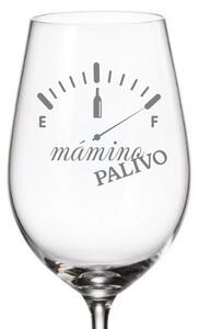 Dekorant Pohárik na víno pre mamičku MÁMINO PALIVO
