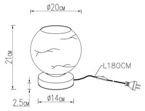 Globo 15999MT - Stolná lampa RAGUSA 1xE27/60W/230V