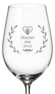 Dekorant Pohárik na víno pre otecka DEŇ OTCOV