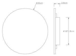 Globo 78390-14 - LED nástenné svietidlo JILLIAN LED/14W/230V 3000K