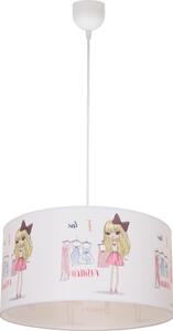 Detský luster GIRLS VIBES 1xE27/60W/230V priemer 40 cm Milujem módu