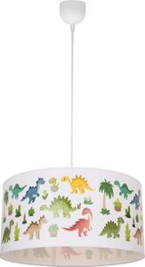 Detský luster KIDS ROOM 1xE27/60W/230V, priemer 40 cm, dinosaurus
