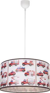 Detský luster KIDS ROOM 1xE27/60W/230V pr. 40 cm hasiči