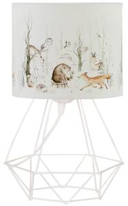 Detská stolná lampa KIDS ROOM 1xE27/60W/230V, priemer 18 cm, zvieratká