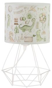 Detská stolná lampa KIDS ROOM 1xE27/60W/230V pr. 18 cm dinosaurus