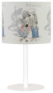 Detská stolná lampa GIRLS VIBES 1xE27/60W/230V pr. 18 cm Paris