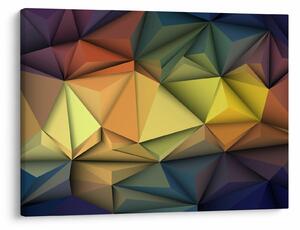 Obraz - Polygonálna 3D abstrakcia (70x50 cm)