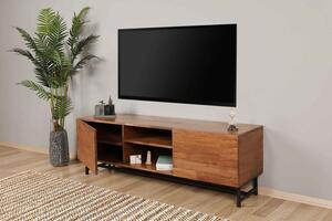 Dizajnový TV stolík Nafasi 150 cm vzor orech -